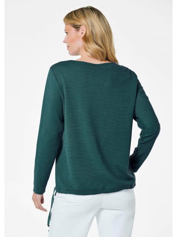 GOLDNER Sweatshirt in dunkelgrün