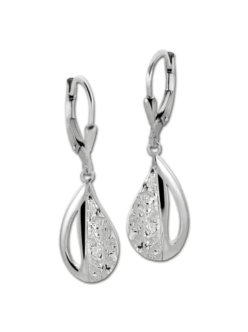 SilberDream Ohrringe Silber 925 Sterling Silber Drops Ohrhänger ca. 3,7cm
