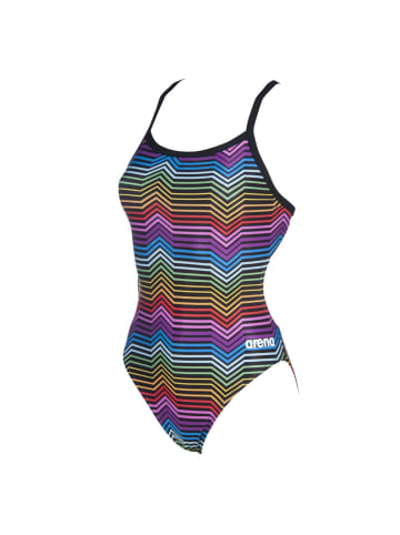 Arena Badeanzug Multicoloer Stripes Challenge in Mehrfarbig