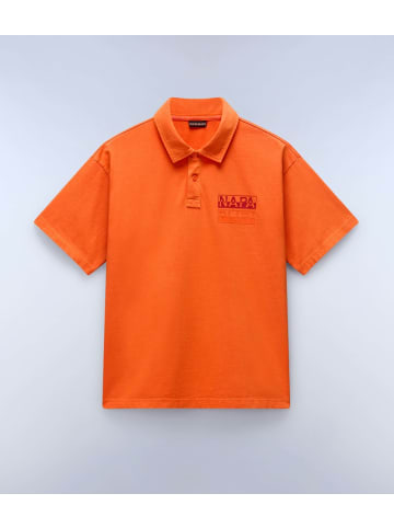 Napapijri Polo "E-Cortona Ss Sum" in Orange