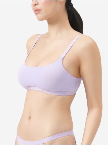 adidas Bralette Sport Active Essentials Cotton in powder plum