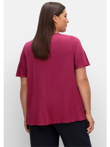 sheego Shirt in beere