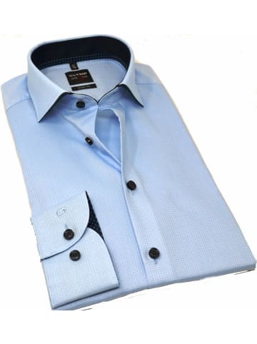 OLYMP  Langarm Business Hemd für Herren in blau