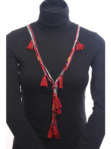 collezione alessandro Lange Kette " Lina " in rot