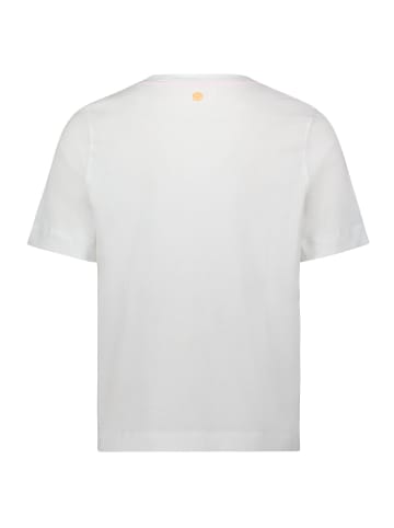 CARTOON Kurzarm-Shirt mit Rundhalsausschnitt in Patch Cream/Rosé