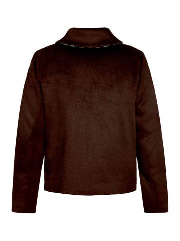 Gil Bret Winterjacke mit Kragen in Dunkelbraun