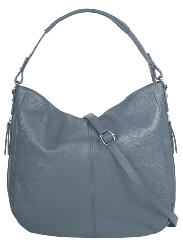 Cluty Shopper echt Leder in blau