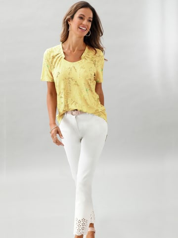 WITT WEIDEN Kurzarmshirt in zitrone-bedruckt