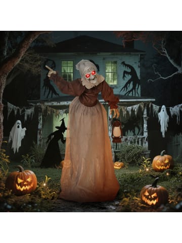 Outsunny Halloween Dekoration-90L x 25B x 150H cm-Braun