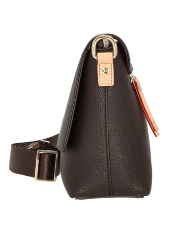 Bugatti Ella - Schultertasche 25 cm (beige) in darkbrown