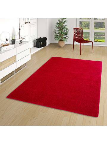 Snapstyle Hochflor-Teppich Luna in rot
