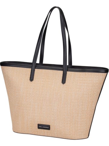 Karl Lagerfeld Shopper K/Essential Raffia 241W in Natural