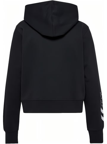 Hummel Hoodie "Hmlelemental Short Hoodie Woman" in Schwarz