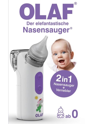 OLAF OLAF® Nasensauger 2 in 1 in Weiß ab 0 Monate