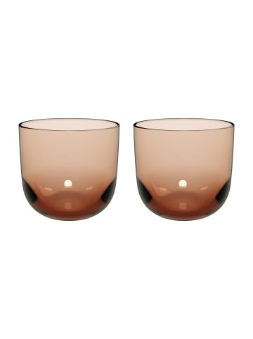 like. by Villeroy & Boch 2er Set Wassergläser Like Glass 280 ml in Clay