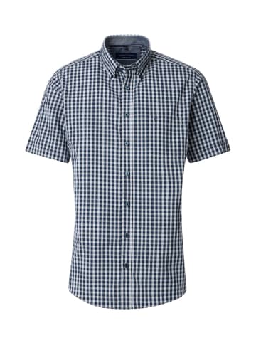 CASAMODA Freizeithemd Kurzarm in Blau