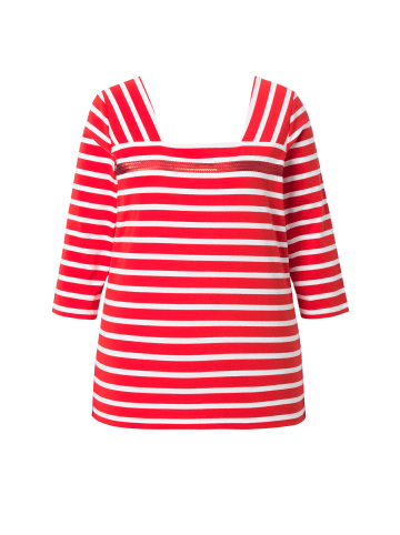 Ulla Popken Langarmshirt in paprikarot