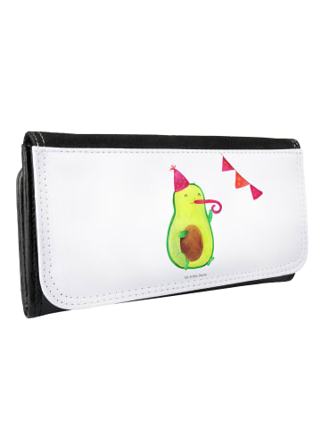Mr. & Mrs. Panda Damen Geldbörse Avocado Geburtstag ohne Spruch in Weiß