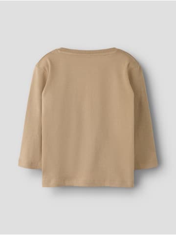 name it Nmmolaf Langarmshirt in dune
