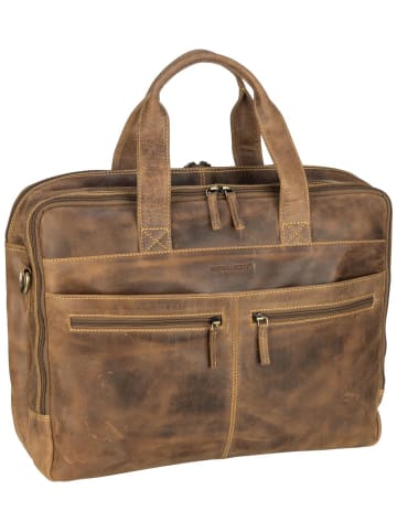Greenburry Aktentasche Vintage in Teak-Brown
