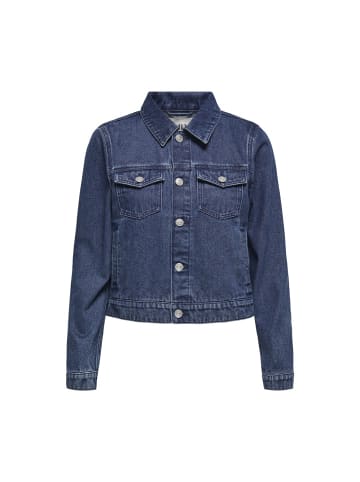 ONLY Jeansjacke in Dark Blue Denim