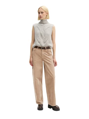 Marc O'Polo Zopfstrickpullunder relaxed in Light Brown