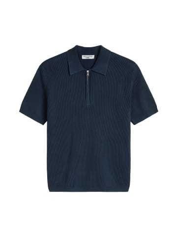 Marc O'Polo DENIM Strick-Poloshirt regular in Navy Teal