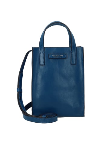 The Bridge Mirra Handtasche Leder 15.5 cm in jeans