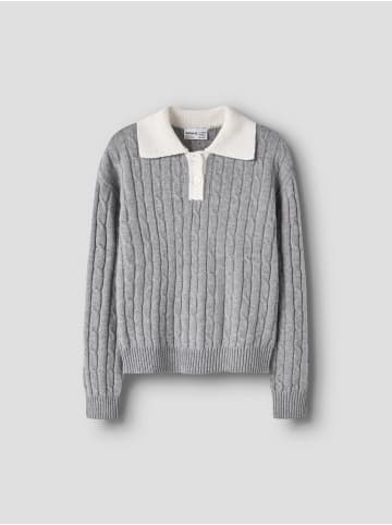 name it Pullover in Grey Melange1