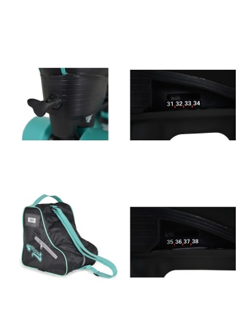 Byox Rollschuhe Escape schwarz in schwarz