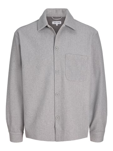 Jack & Jones Overshirt in Light Grey Melange