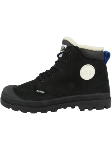 Palladium Schnürboots Pampa Hi Cuff WP OZ in schwarz