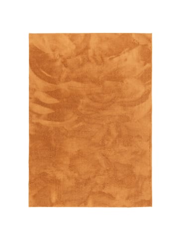 Pergamon Luxus Super Soft Fellteppich Pearl in Terracotta