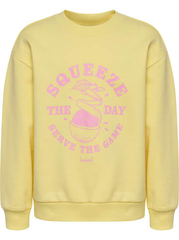 Hummel Sweatshirt Hmljr Graphic Kinder in MELLOW YELLOW