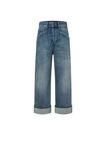 MAC HOSEN Baggy Jeans mit Relaxed Fit und geradem Bein in Blau