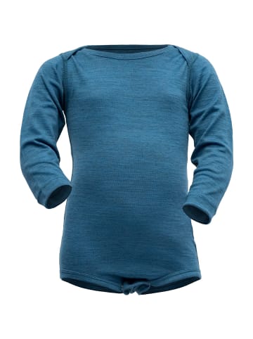 DEVOLD BREEZEMERINO BODY BABY in Blau