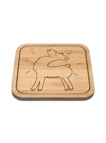 Mr. & Mrs. Panda Tassenuntersetzer Lama Stolz ohne Spruch in Transparent