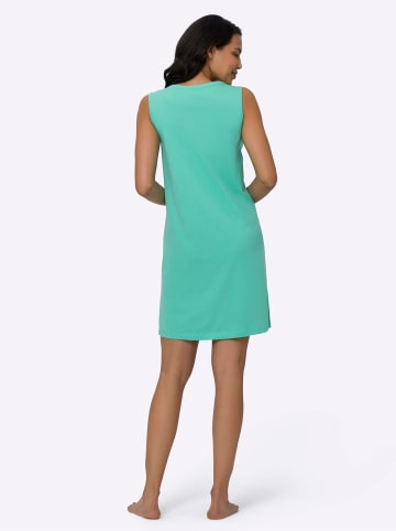 Sieh an! Sommerkleid in blaugrün