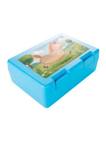 Mr. & Mrs. Panda Brotbox Pferd Springen Design ohne Spruch in Weiß