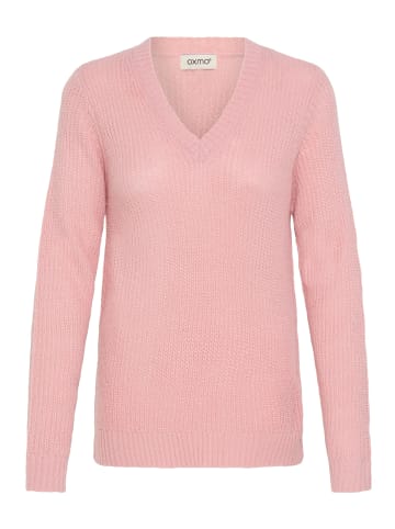 Oxmo V-Ausschnitt-Pullover OXFSinvi in Rosa