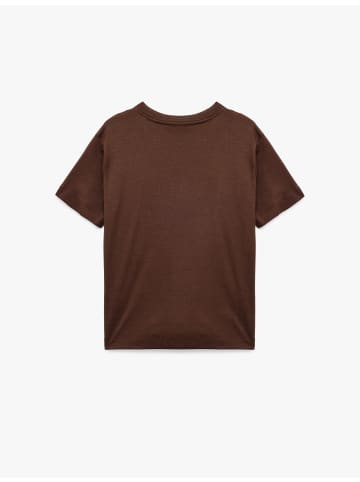 KOTON TSHIRT SS in Braun