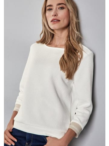 Street One Langarmshirt in off white