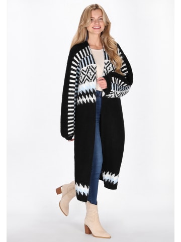 usha FESTIVAL Women Cardigan in black multicolor