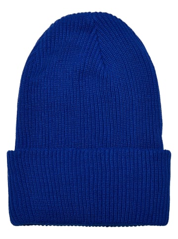  Flexfit  Flexfit Accessoires Recycled Yarn Ribbed Knit Beanie in royalblue