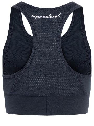 super.natural Merino Sport-Top in blau