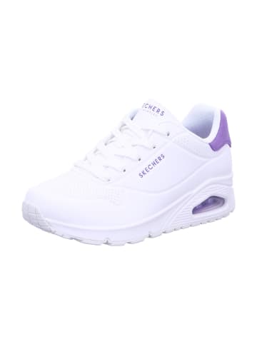 Skechers Damen- Schnürschuhe UNO - POP BACK in Weiß