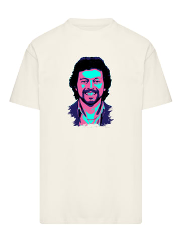 F4NT4STIC Oversize T-Shirt TV Times Jeremy Beadle 1982 Pop Art in sand