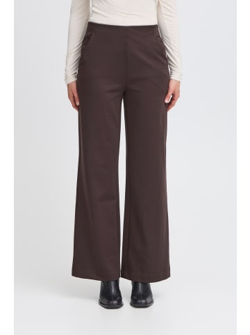 ICHI Freizeithose IHKATE Loose fit in Chocolate Torte