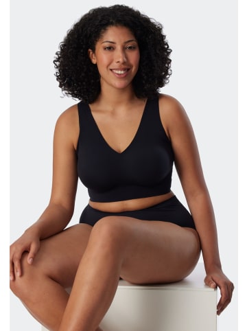 Schiesser Bustier mit Pads in Schwarz
