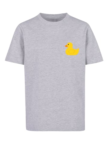 F4NT4STIC T-Shirt Yellow Rubber Duck TEE UNISEX in grau meliert